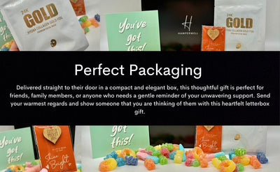 You've Got This Letterbox Gift Box with Sweets Packaging Info