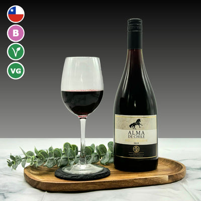 Alma de Chile Pinot Noir Reserva 75cl. Packaged in luxury gift box.