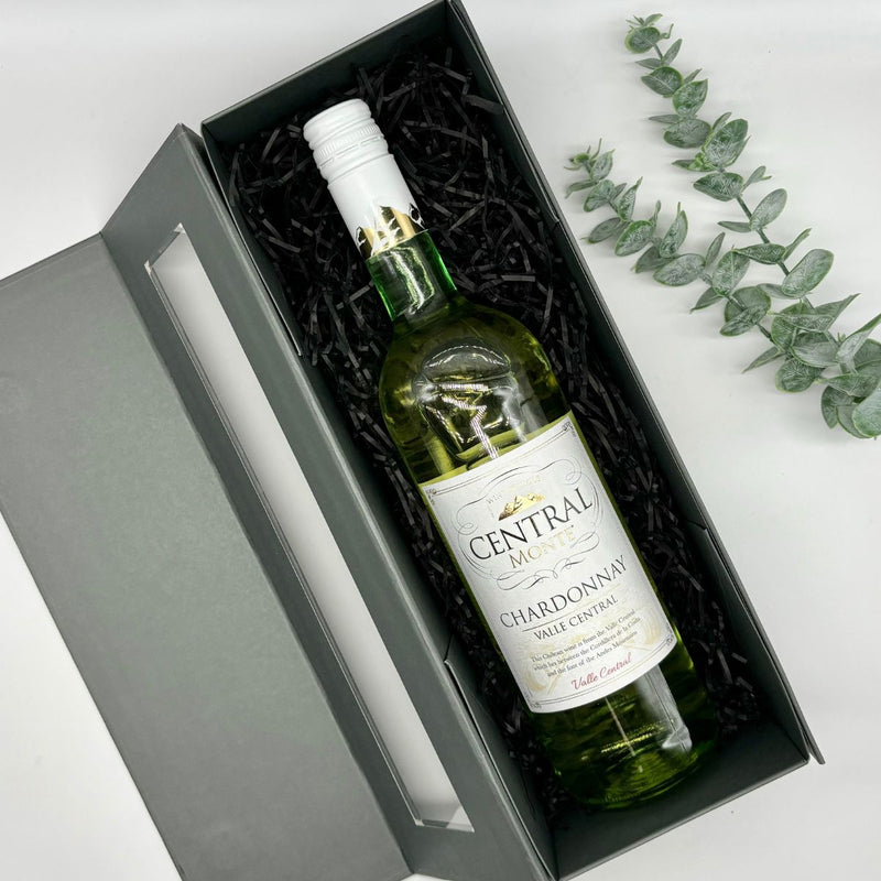Central Monte Chardonnay 75cl presented in gift hamper
