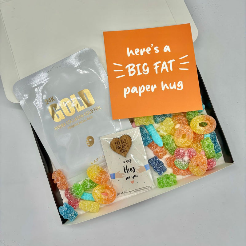 Sending Hug  Letterbox Gift Box with Sweets