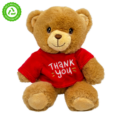 Keeleco Teddy Bear 'Thank You' Sweater 15cm