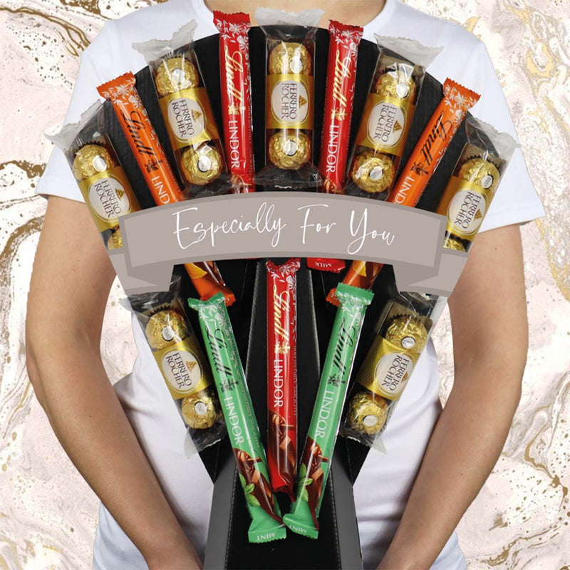Ferrero Rocher & Lindt Lindor Chocolate Bouquet Especially For You