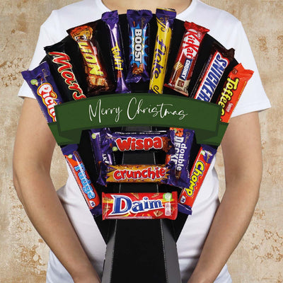 Mixed Variety Chocolate Bouquet Merry Christmas