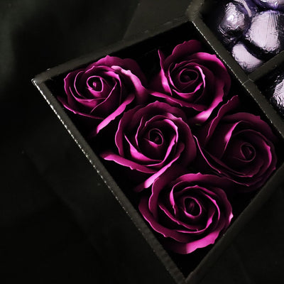 Quality Street Signature Chocolate Bouquet With Purple Roses