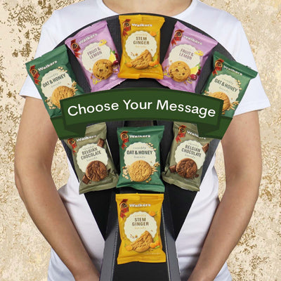 Walkers Crumbly and Chunky Biscuit Bouquet Choose Your Message