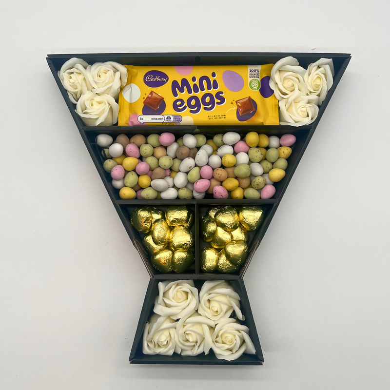 Cadbury Mini Egg Signature Chocolate Bouquet With Ivory Roses