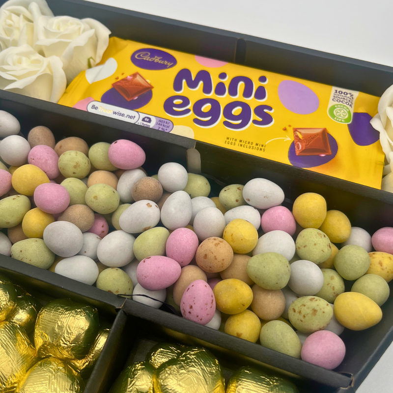 Cadbury Mini Egg Signature Chocolate Bouquet With Ivory Roses