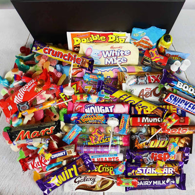 Large Mega Mix Chocolate, Retro Sweets & 2kg Pick N Mix Gift Hamper
