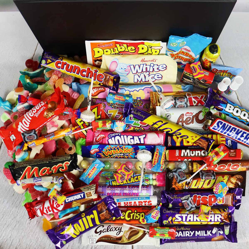 Large Mega Mix Chocolate, Retro Sweets & 2kg Pick N Mix Gift Hamper