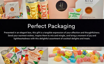 Cheers to Cocktails Treatbox Gift Hamper with Drink assortment & Sweets