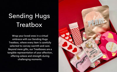 Sending Hugs Treatbox Gift Hamper with Soap Slice, Face Mask & Treats