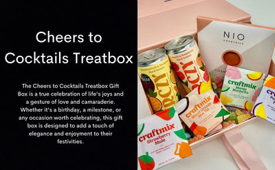 Cheers to Cocktails Treatbox Gift Hamper with Drink assortment & Sweets