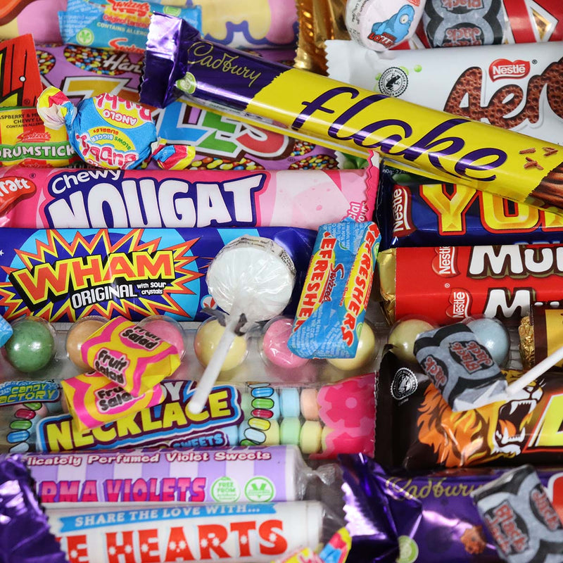 Large Mega Mix Chocolate, Retro Sweets & 2kg Pick N Mix Gift Hamper