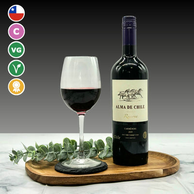 Alma de Chile Carmenere Reserva 75cl. Packaged in Luxury Gift box