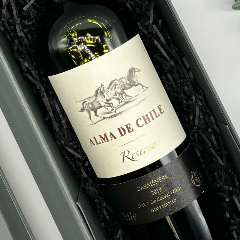 Alma de Chile Carmenere Reserva 75cl. Packaged in Luxury Gift box