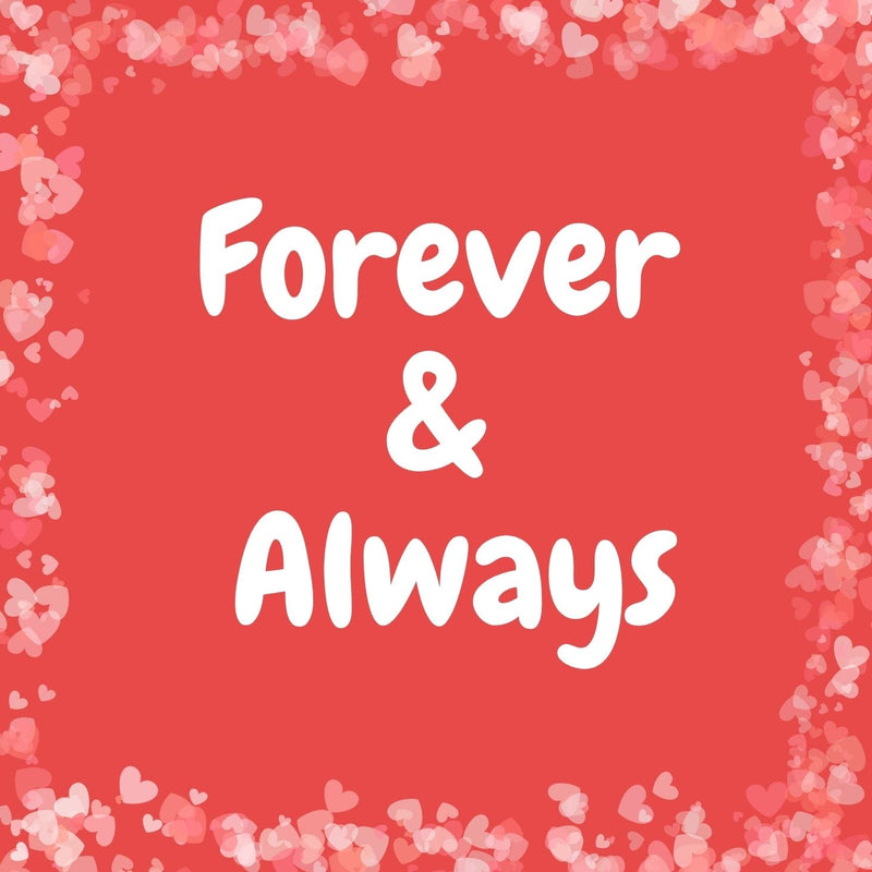 Forever & Always Gift Postcard 12cm Square