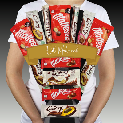 Malteser & Galaxy Chocolate Bouquet
