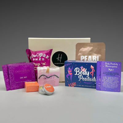 Body Positivity Treatbox Gift Hamper with Soap Slice, Eye Mask & Treats
