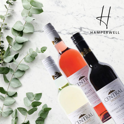 Central Monte Cabernet Sauvignon, Merlot Rosé & Sauvignon Blanc Wine Trio Gift Set