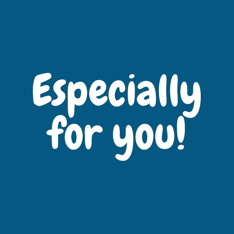 Especially For You Blue Gift Postcard 12cm Square
