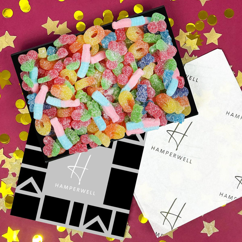 Fizzy Pick N Mix Sweets Boîte aux lettres Boîte cadeau