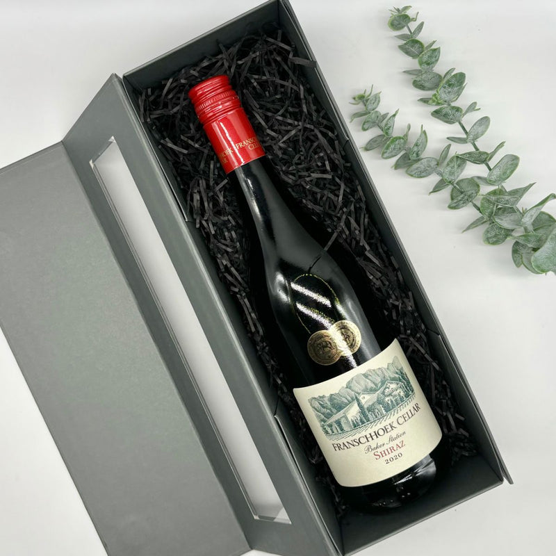 Franschhoek Cellar Baker Station Shiraz 75cl in gift hamper