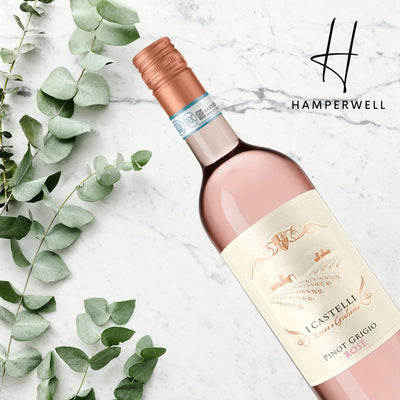 I Castelli Pinot Grigio Rose DOC 75cl from HamperWell