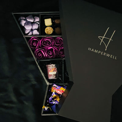 Cadbury Heroes & Yankee Candle Signature Chocolate Bouquet With Purple Roses sneak peak