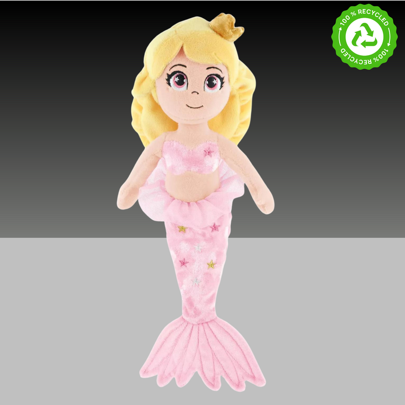 Keeleco Pink Mermaid Soft Toy 25cm Plush