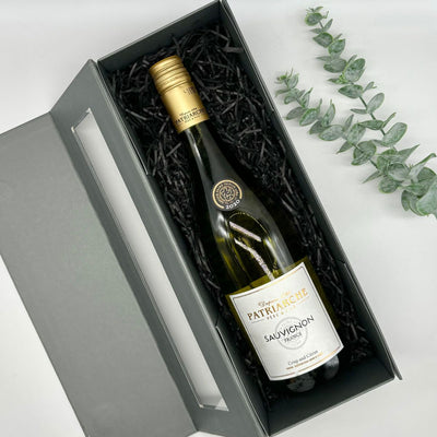 Patriarche Sauvignon Blanc 75cl in gift hamper