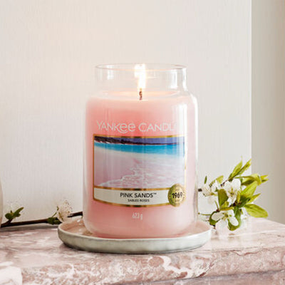 Yankee Candle Pink Sands Klassische große Kerze im Glas