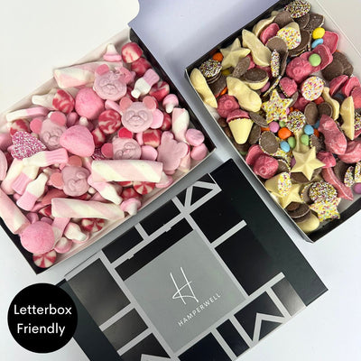 Pink Sweets Letterbox Gift Hamper
