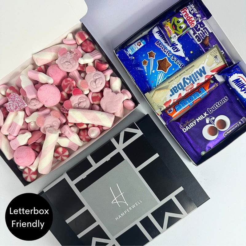 Pink Sweets Letterbox Gift Hamper
