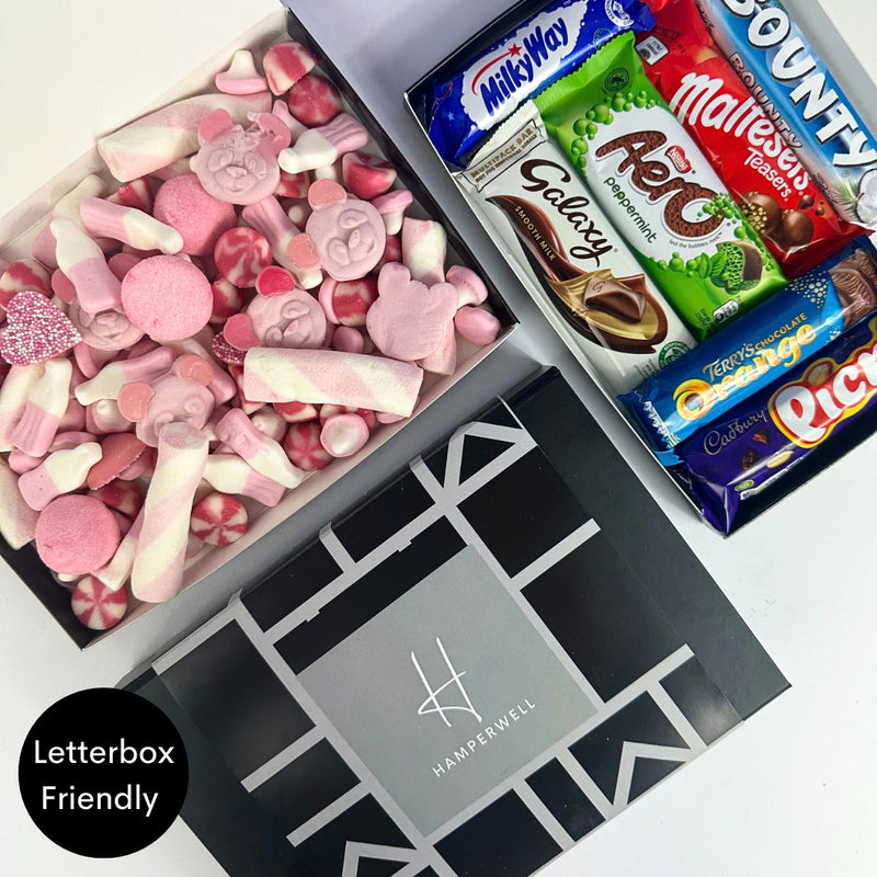 Pink Sweets Letterbox Gift Hamper