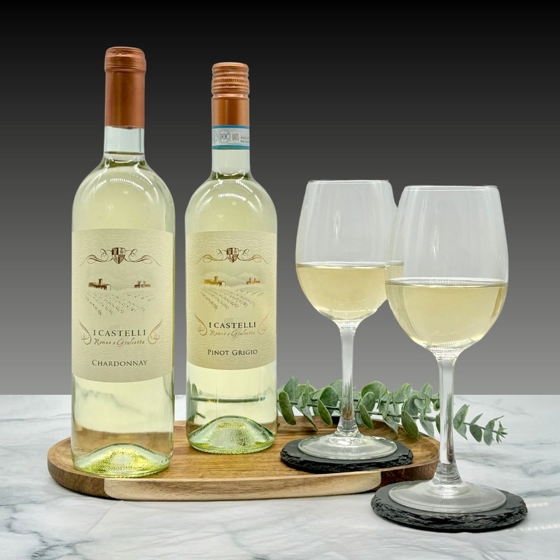 I Castelli White Wine Duo Gift Set. 