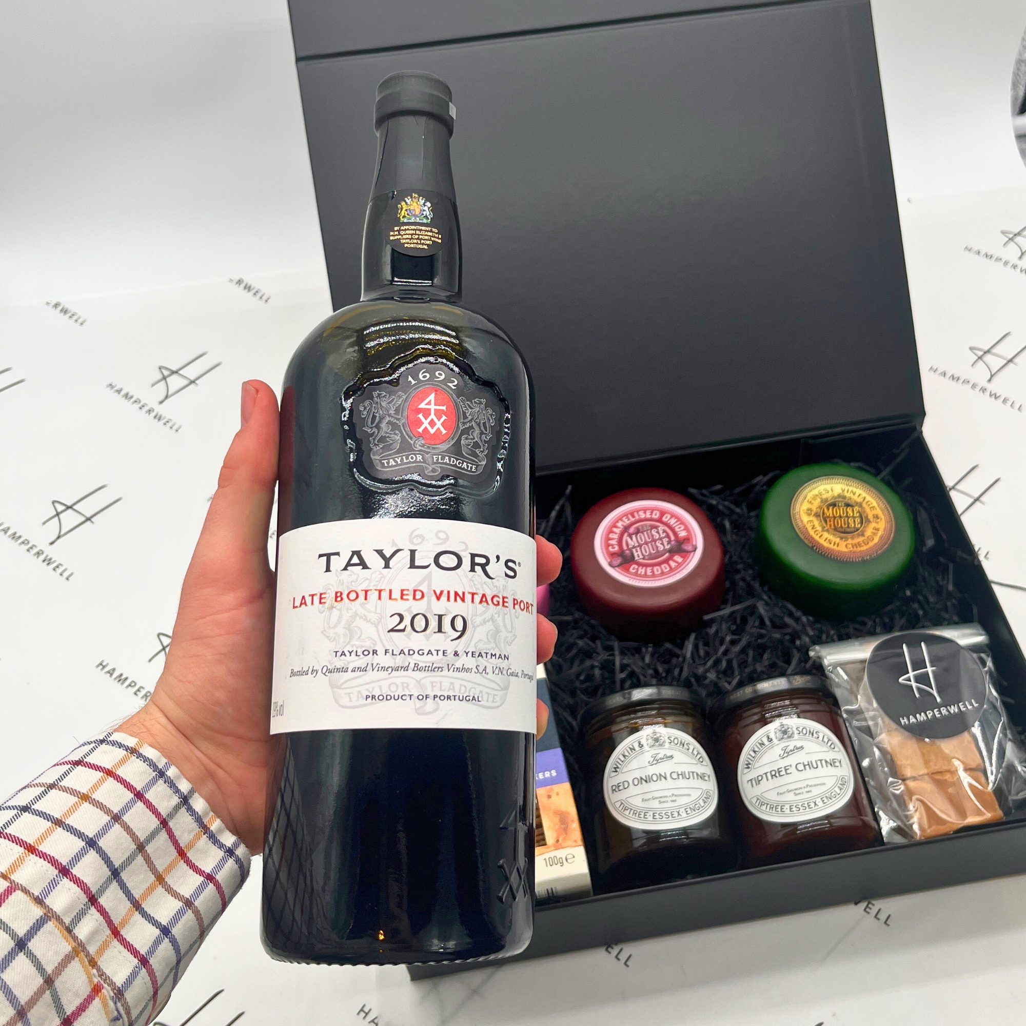 The Cheese and Chutney Hamper with Port – HamperWell