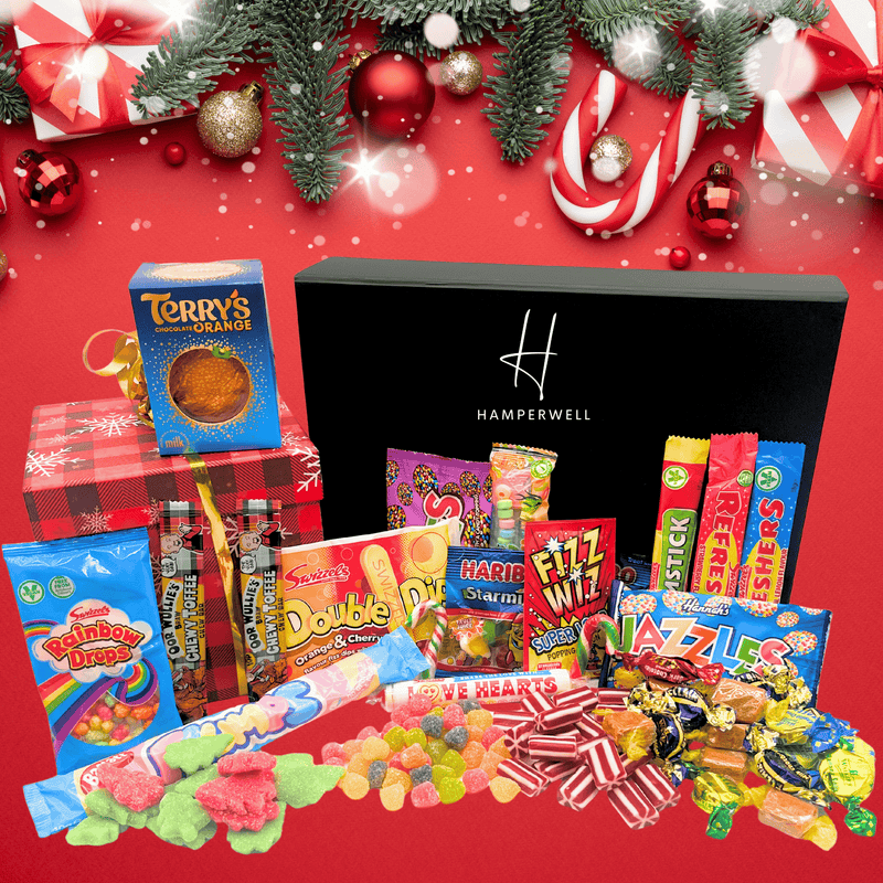 Christmas Retro Sweet Hamper Gift Box