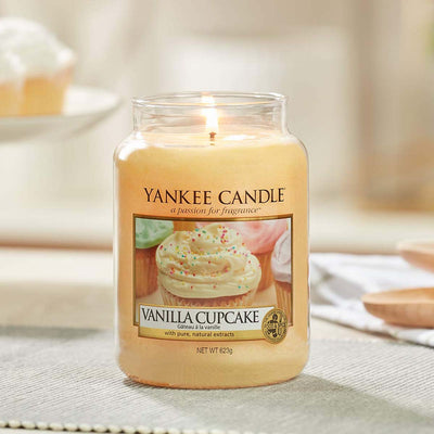 Yankee Candle Vanilla Cupcake Classic große Kerze im Glas