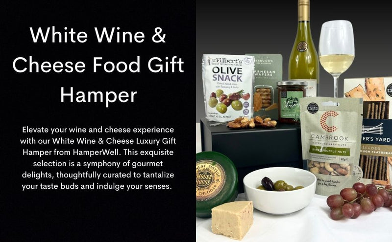 White Wine & Cheese Luxury Gift Hamper