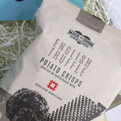 Top Man treatbox Gift Hamper with Sweets, Popcorn & Truffle Crisps English Truffle Potato Crisps