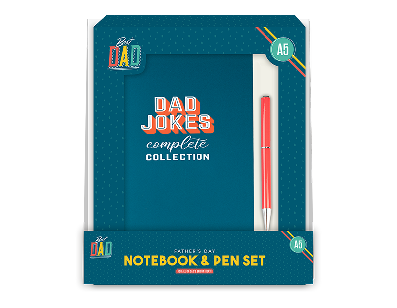 Dad Jokes A5 Notebook & Pen Set