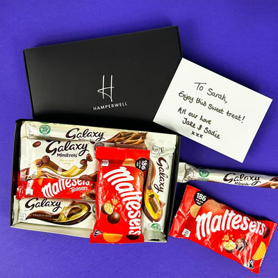 Galaxy Chocolate Letterbox Geschenkkorb