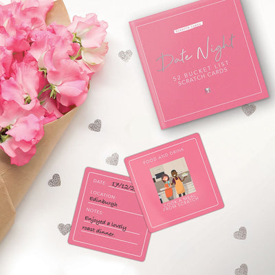 Couples Date Night treatbox Gift Hamper with Date Ideas & Tasty Treats