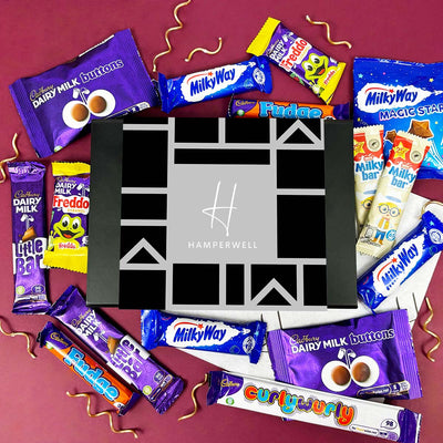 Briefkasten-Geschenkkorb für Kinder aus Schokolade