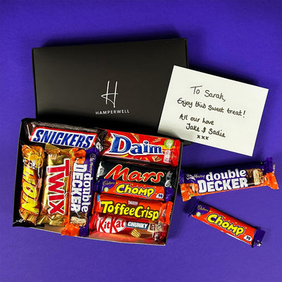 Schokoladen-Briefkasten-Geschenkkorb für Herren