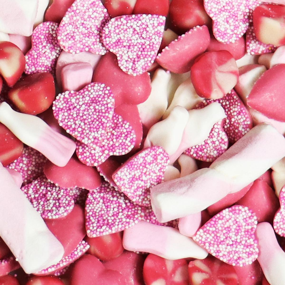 Pink Sweets Selection Pouch – HamperWell