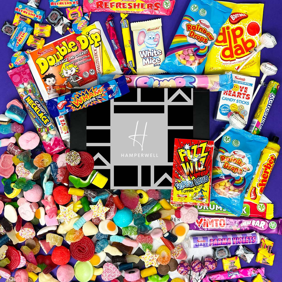 Ultimate Retro Sweets & 1kg Pick N Mix Signature Gift Hamper – HamperWell