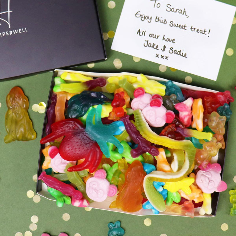 Safari Pick N Mix Süßigkeiten Briefkasten Geschenkkorb