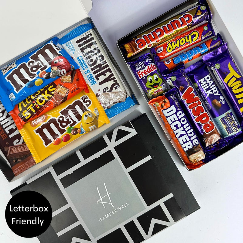 Coffret cadeau en chocolat avec boîte aux lettres aux États-Unis