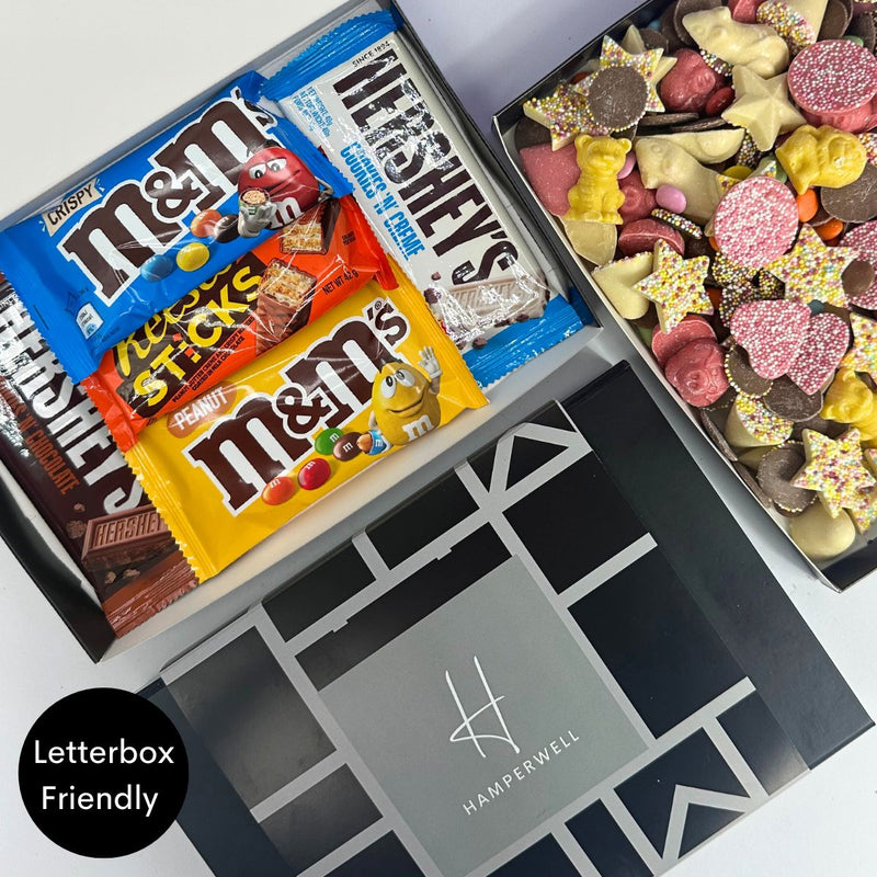 Coffret cadeau en chocolat avec boîte aux lettres aux États-Unis